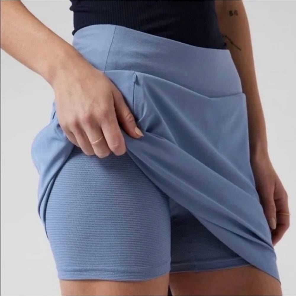Athleta Soho Skort Sky Blue Size 8 - Picture 2 of 11